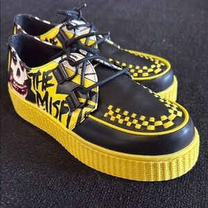 Krypt Misfits Horror Business Creeper Shoe Black/yellow Size 8